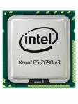 Intel Twelve-Core 64-bit Xeon E5-2690v3 processor – 2.6GHz (Haswell-EP, 30MB Level-3 cache size, 9.6 GT/s QPI (4800 MHz) 5 GT/s DMI) Front Side Bus (FSB), 135 Watt TDP (Thermal Design Power), FCLGA2011-3 (Flip-Chip Land Grid Array) socket)